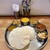 ダバ☆クニタチ - 料理写真:ダバ・ターリー（ラッサムスープ・キーマ・海老・ポーク・チキン・サラダとパパド&ご飯大盛り）@2050円