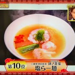 Ramen Hachino Ashiha - おまけ：2024年1月18日にTBS系列で放送された「今一番美味いラーメン決定戦！神の舌が選ぶ全国TOP30！最強ラーメン番付SHOW」で全国10位でした。