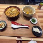 Soba Makoto An - 親子丼と小さい蕎麦1200円