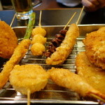 元気屋 - 元気屋セット串カツ10本など