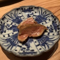 とり茶太郎 - ほろほろ鳥　白レバーの燻製