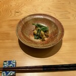 四間道 松 - 北寄貝の酢味噌和え