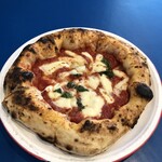 Pizzeria da peppe NAPOLI STA'CA" - PRANZO Bセットランチ（サラダとドリンク付き）：１８００円のマルゲリータ
