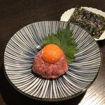 Aobadai Yakiniku Ushikozou - 和牛炙りユッケ