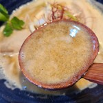和風魚介出汁創作麺処 後関 - スープ