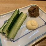 Gyuutan Ryouri Kaku - 牛たん肉味噌きゅうり