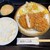 新田八之助 - 料理写真:東の匠SPF上ロースかつ定食＆メンチカツ