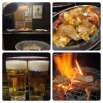 ホルモン 大和 - 西宮市一斉バル２日目の6軒目♪今津のホルモン大和
うまっ♪
生ビールとでワンコイン
