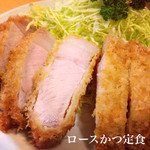とんかつ燕楽 - ロースかつ定食 ¥2,000