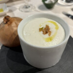 ラ・プラージュ - 新玉ねぎのエスプーマ