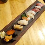 南柏 旬の鮮魚と四季の地酒 すしの磯一 - 大将厳選のこだわり握り10貫