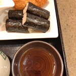 Azuma ya - そば寿司とタレ