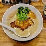 中華そば ココカラサキゑ - 太刀魚白湯の中華そば 1500円　※朝ラー限定