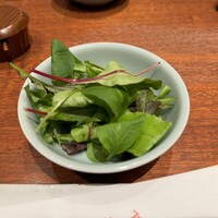 伊勢廣 京橋本店 - 有機ベビーリーフサラダ
