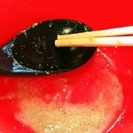 俺のラーメン あっぱれ屋 - 【2014.03.01】濁とろ塩ラーメン（並）