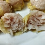 一芳亭 船場店 - しゅうまい断面