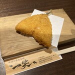 地酒と道産食材 一笑 - アジフライ（お通し）