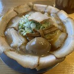 中華そば ひらこ屋 きぼし - にはちぼし+煮卵+バラチャーシュー