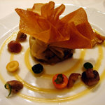 フランス料理 プリドール - フォワグラのクルスティアン　森の茸の野菜たち　　