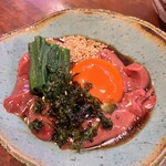 炭火焼鳥 大笑 - レバニラ