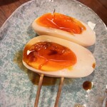 炭火焼鳥 大笑 - 半熟卵