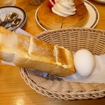 コメダ珈琲店 - モーニング　ゆで卵