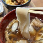 グリル かみさと - ひもかわうどん