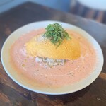 EMPORIO cafe&dining - 明太子クリームソースオムライス