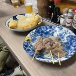 旦過うどん - 盛り合わせとスジ❗️