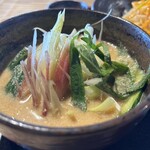 Kushiyaki Bubu Ton - 茗荷もお山だよー。きゅうりも1本はいってるよ！