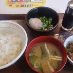 すき家 - 牛肉まぜのっけ朝食(大盛)¥430