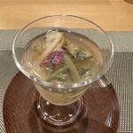 輪久 - 浅利出汁　潤菜素麺