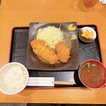 はせ川 - ロース&半ひれかつ定食