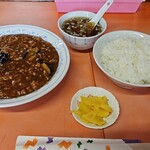 中華飯店 前門 - ナス味噌炒め