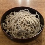 Teuchi Soba Kikutani -   -唎き蕎麦（小盛り）　　栃木県益子産四年熟成そば