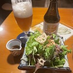 San Choumeno Kareyasan - サラダとベルギービール