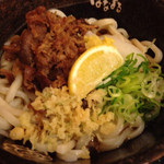 はなまるうどん - 牛肉おろしぶっかけ（中） ¥500