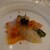 バール・エ・リストランテ・タブリエ - 料理写真:鮮魚のカルパッチョ、ラビゴットソースにキャビアを添えて
