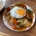 満龍 - 中華飯セット（ミニ＋半塩ラーメン）