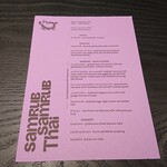 SAMRUB SAMRUB THAI - メニュー