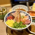 Domburi Izakaya Kisuimaru - 海鮮丼アップ⤴️