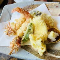 九つ井 本店 - 天ざるそば　車海老