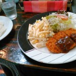 なんじゃろ 本店 - ある日の日替わり（とんかつ？）