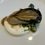 おのひづめ - 大船渡の牡蠣にミルクのソース