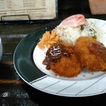 なんじゃろ 本店 - ある日の本日の日替わり（エビチリコロッケ）