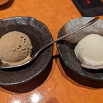 しゃぶ叙 - ほうじ茶と柚子のシャーベット