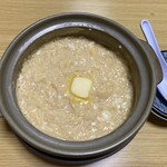 咲良 - おじや450円

いつ食べても美味しい。食事にも、お酒の締めに食べても美味しいです。