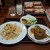 インド・バングラデシュ料理 スターカリーハウス - 料理写真:週末限定セット1500円   白いビリヤニ、サラダ、チキンカレー、ドリンクのセットで煮玉子と入っていて嬉しい