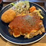 miino食堂 - カニクリームコロッケトッピング