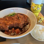 MABO CLUB - チキンカツ麻婆麺(3/4サイズ)3辛　1,100円(税込)　※ちなみに、小ご飯は、通常価格50円